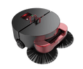 ATEAGO S1M Floor Sweeping Robot HERO with dual side brushes and sleek red-black design for industrial cleaning applications.
