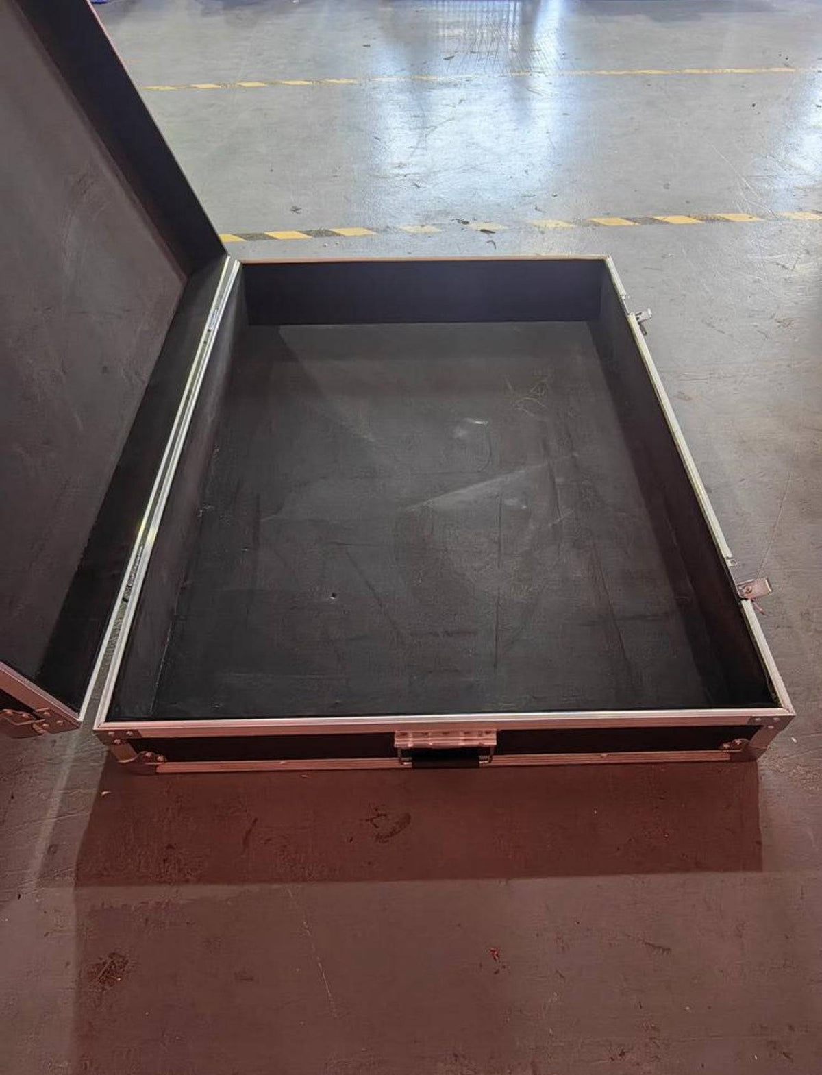 Open Neptune Drone Case showing spacious foam interior, ideal for securely storing Neptune water rescue drones in emergency preparedness kits.