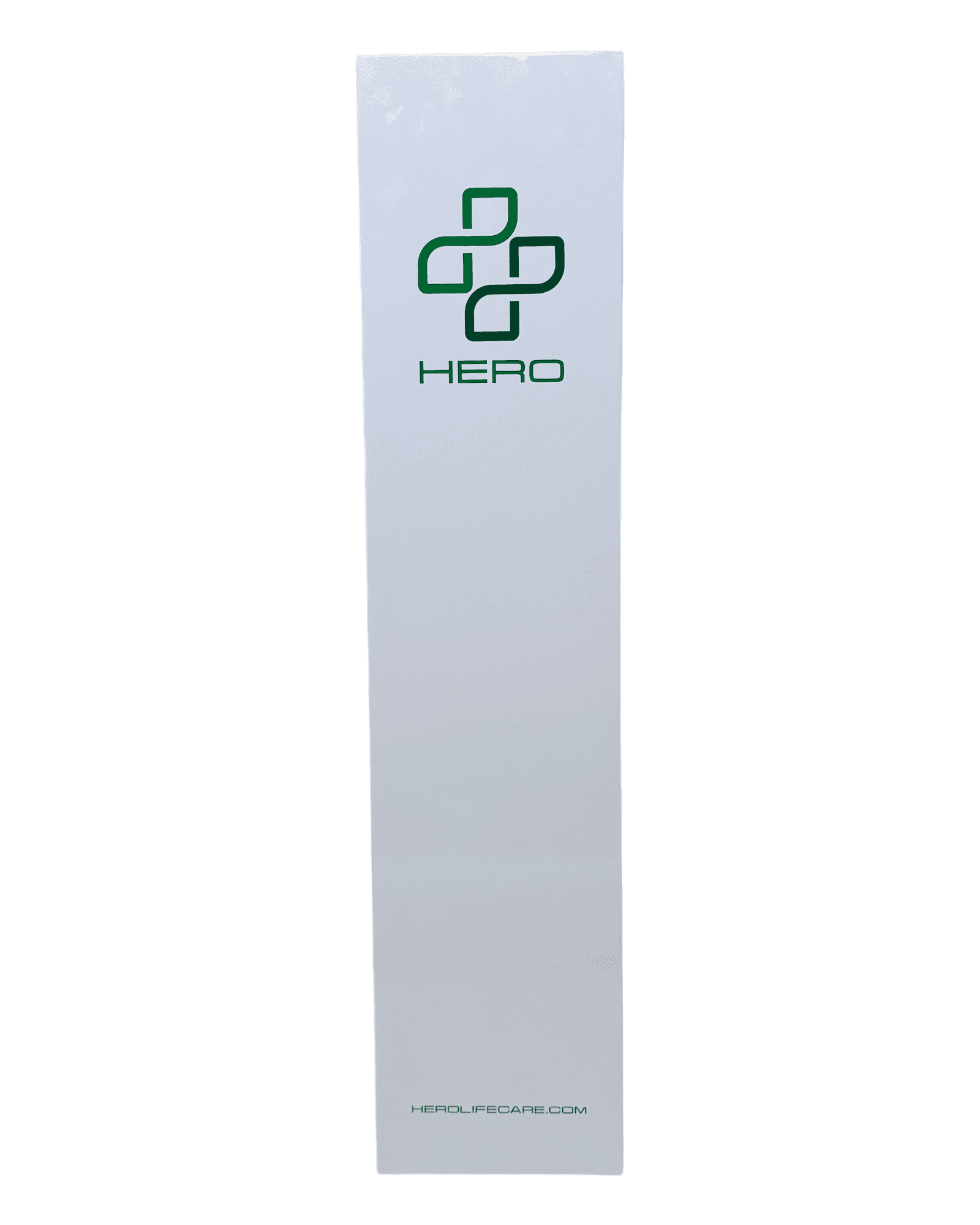 Side view of HERO3 Emergency Station cabinet featuring HERO logo, suitable for emergency preparedness in home, office, or public environments.