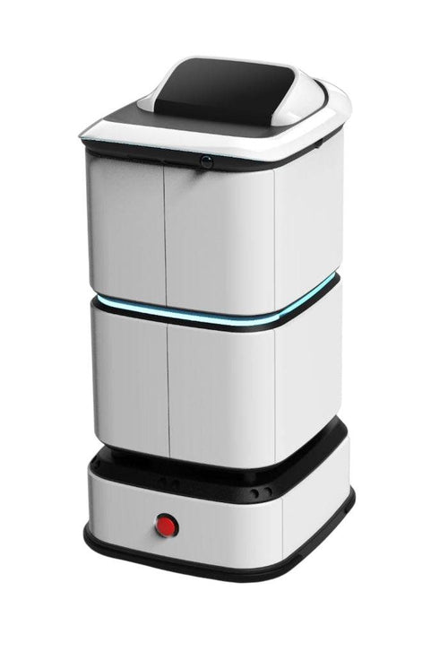 ATEAGO C2 Delivery/Hospitality Robot with sleek white body and compact design for business and industrial service automation.