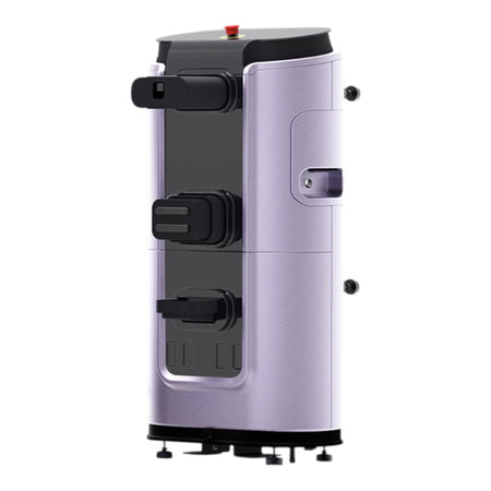 Rear view of Agibot C5 AI floor scrubber with water and power connections
