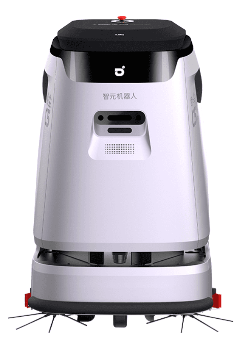Agibot C5 autonomous AI floor scrubbing robot for industrial cleaning