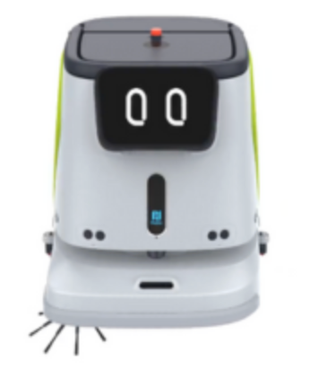 AI-powered floor cleaning robot with multiple sensors for precise navigation