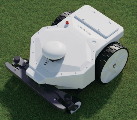 Electric autonomous turf mower with advanced navigation for landscape care
