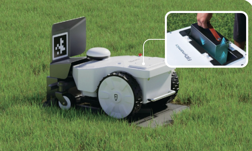 Autonomous lawn mower robot with smart route planning for large properties