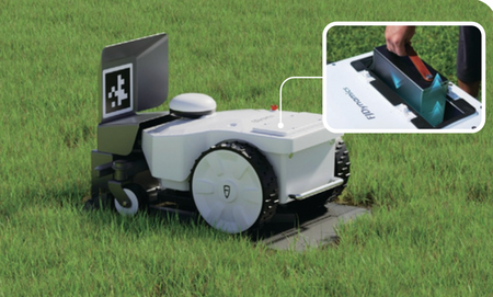 Autonomous lawn mower robot with smart route planning for large properties