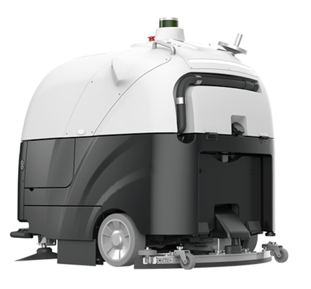 Modern outdoor cleaning robot with navigation features