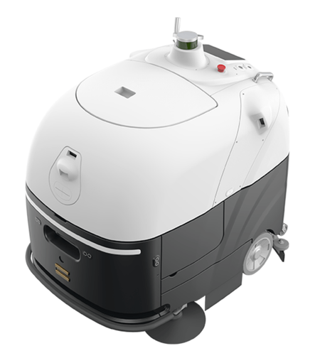 Advanced cleaning robot for large outdoor areas