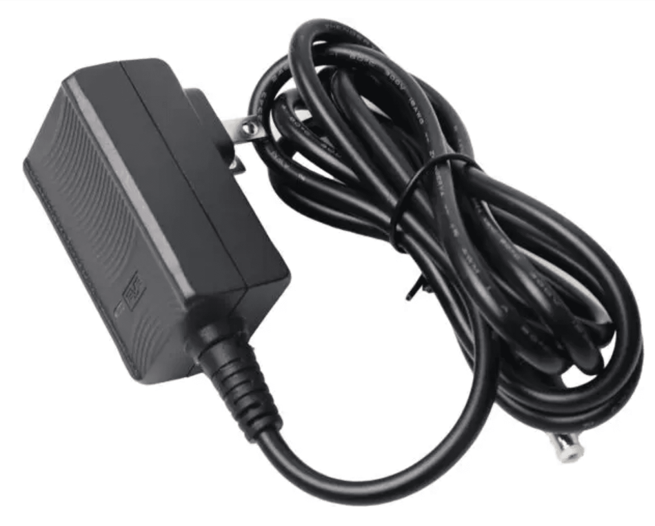 CamerEye AC Power Cord - 6-foot 12V/5A adapter for pool safety camera systems. Ideal for powering and connecting devices in home pool installations.