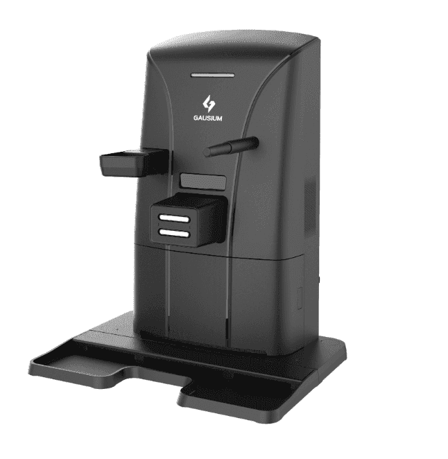 Gausium refill and docking station for Phantas 4-in-1 CleaningBot. Enables hands-free water refill and waste disposal for cleaning robots.