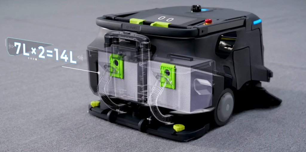 PUDU MT1 Vac: Autonomous Commercial Vacuum/Sweeper Cleaning Robot