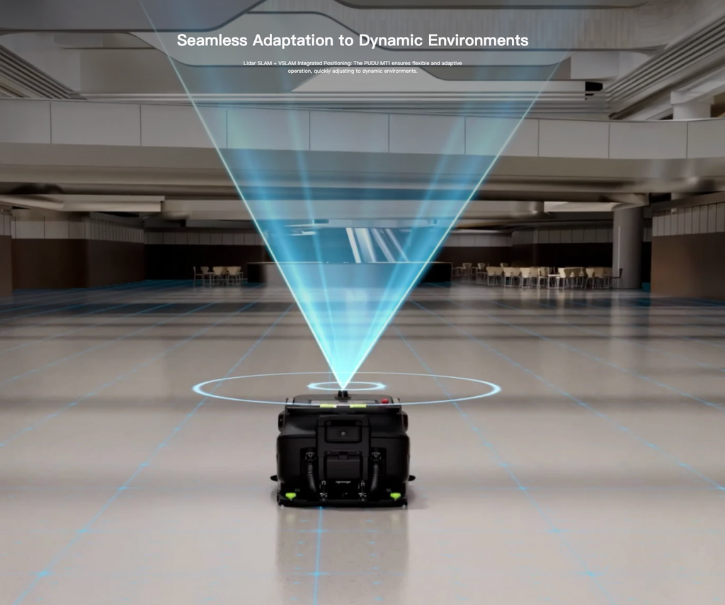 PUDU MT1 Vac: Autonomous Commercial Vacuum/Sweeper Cleaning Robot