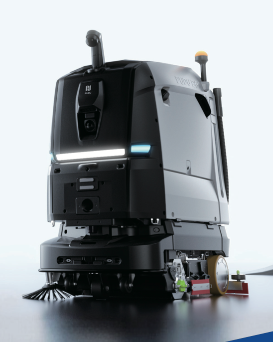 Autonomous floor cleaning robot with sensors and navigation system
